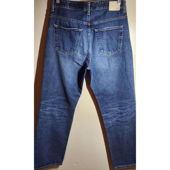 AG Adriano Goldschmied Women's High Rise Jeans in Dark Blue - Picture 4 of 16